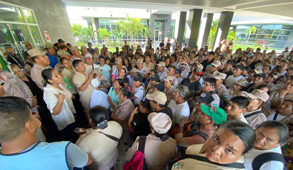 Gendarmes municipales en paro exigen respeto a sus&nbsp;derechos